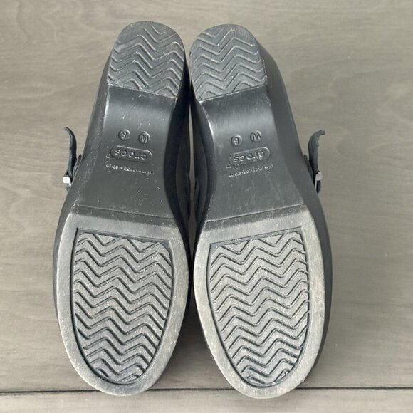 CROCS Sarah Clog Mule Shoes Black - Picture 8 of 11